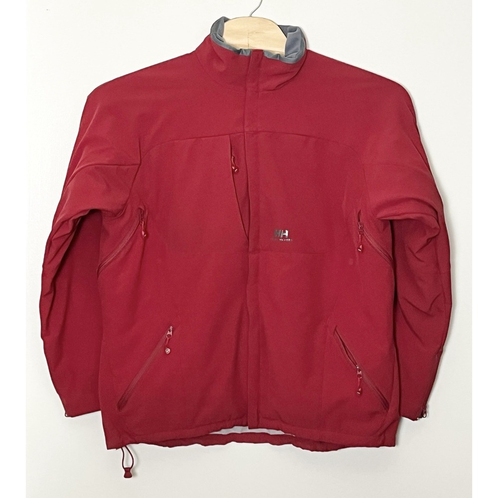 Helly Hansen Parka Jacket Men's XL Red Ski Outdoor Perfect Balance Winter Pocket